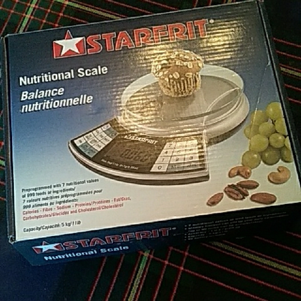 Nutritional Scale - Black- Starfrit BNIB